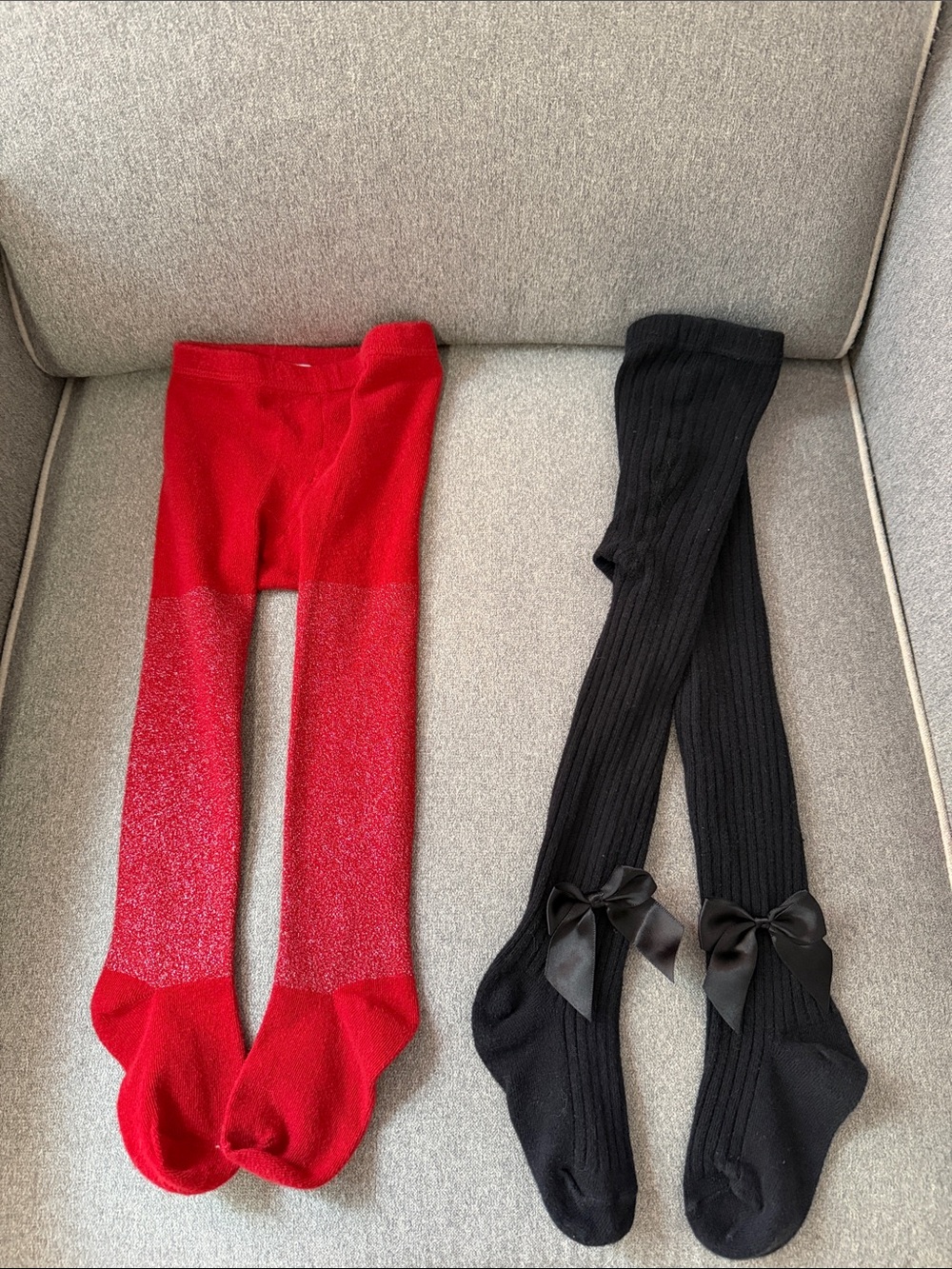 Carter’s Red Sparkle Toddler tights Black Marie Nicole Toddler Tights sizes 2-4T